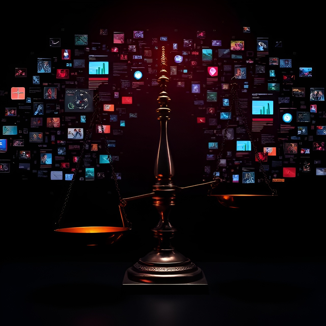 Symbolizing the weight of truth